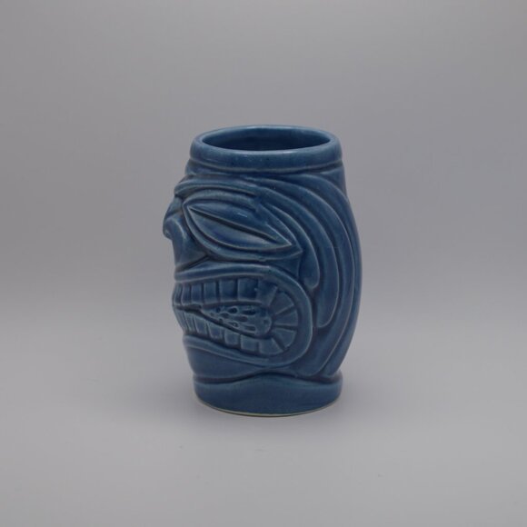 Tiki Farm 2001 Blue 4.5 inch Tiki (Smiley Jimmy C) - Picture 2 of 5